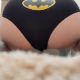 In this panty pooping clip, a plump, British girl takes a hard shit while wearing her batman knickers. Presented in 720P HD. About 6 minutes.